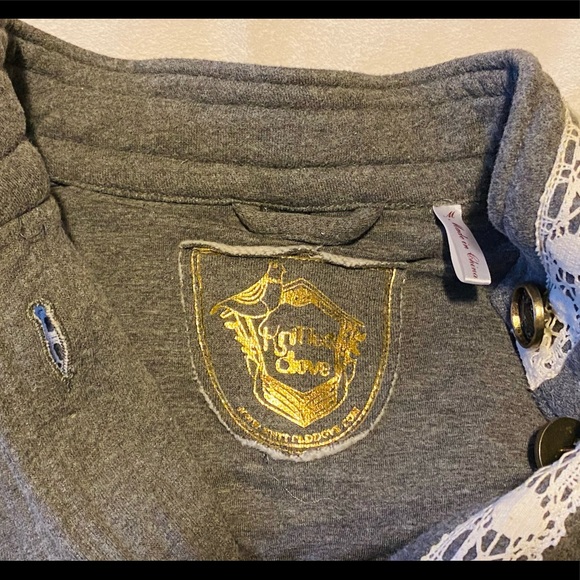 Lace Knitted Dove Hooded Jacket - Picture 4 of 6